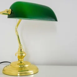 Lampe de banquier Laiton, 1 lumière