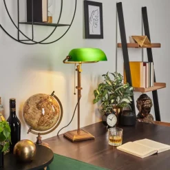 Lampe de banquier Ragaz Bronze, 1 lumière