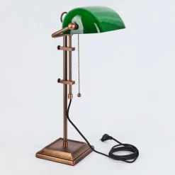 Lampe de banquier Ragaz Bronze, 1 lumière