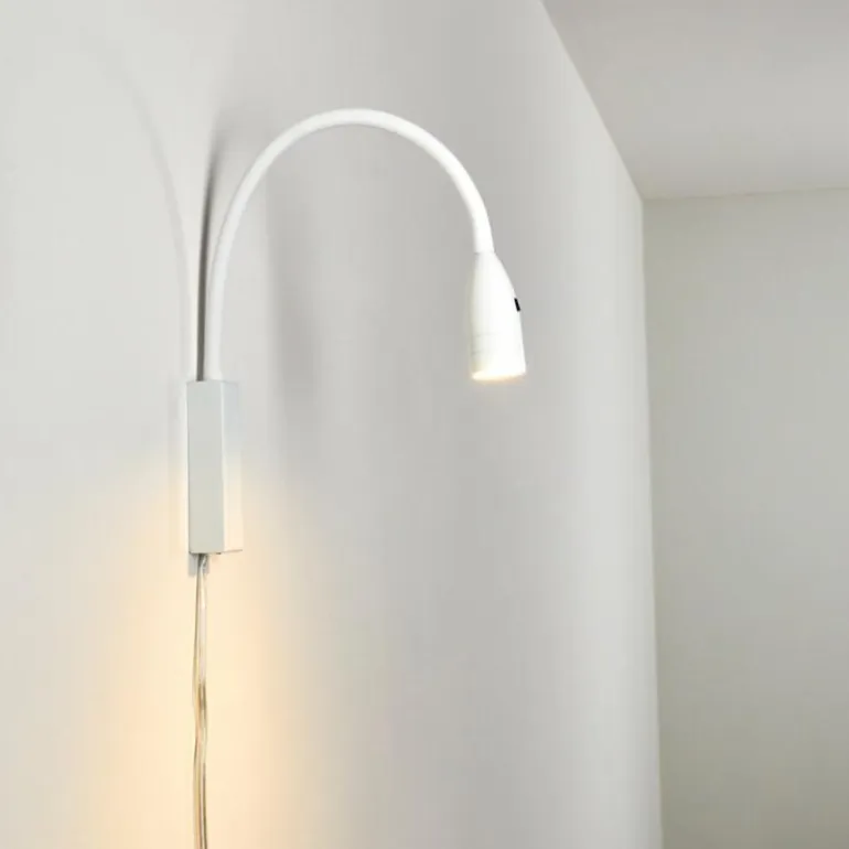 Lampe de chevet Alsea LED Blanc, 1 lumière, Détecteur de mouvement