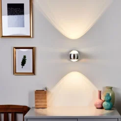 Lampe de salle de bain Florenz LED Aluminium, 2 lumières