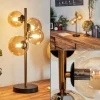 Lampe de table Alden LED Laiton, Noir, 4 lumières
