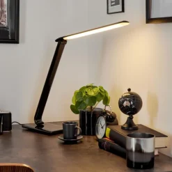 Lampe de table Chozendo LED Noir, 1 lumière