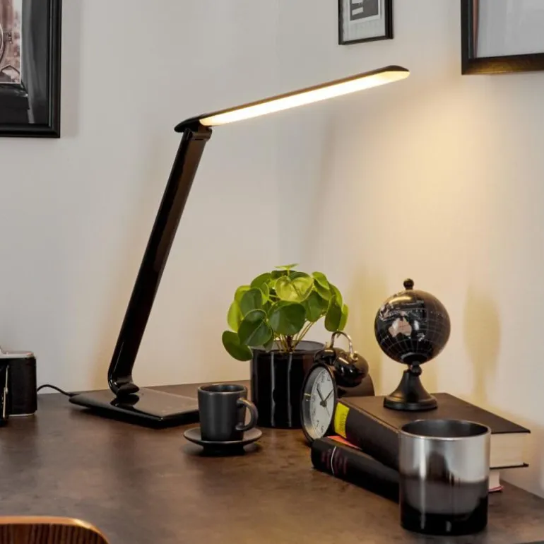 Lampe de table Chozendo LED Noir, 1 lumière