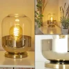 Lampe de table Golpilhal Or, Laiton, 1 lumière