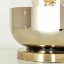 Lampe de table Golpilhal Or, Laiton, 1 lumière