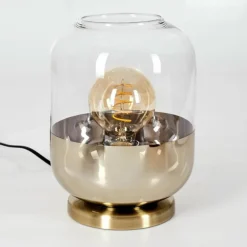 Lampe de table Golpilhal Or, Laiton, 1 lumière