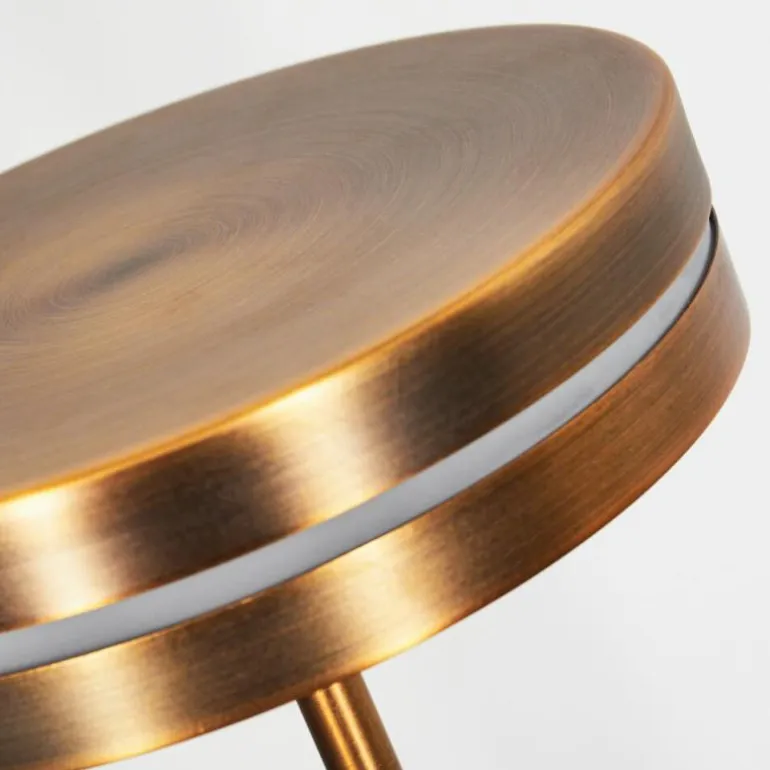 Lampe de table Huallilemu LED Vieux laiton, 1 lumière