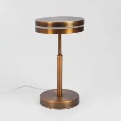 Lampe de table Huallilemu LED Vieux laiton, 1 lumière