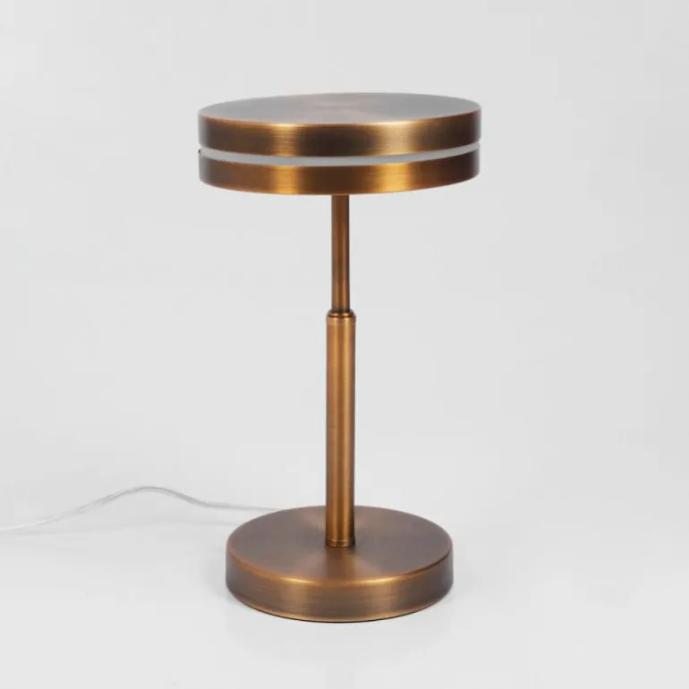 Lampe de table Huallilemu LED Vieux laiton, 1 lumière