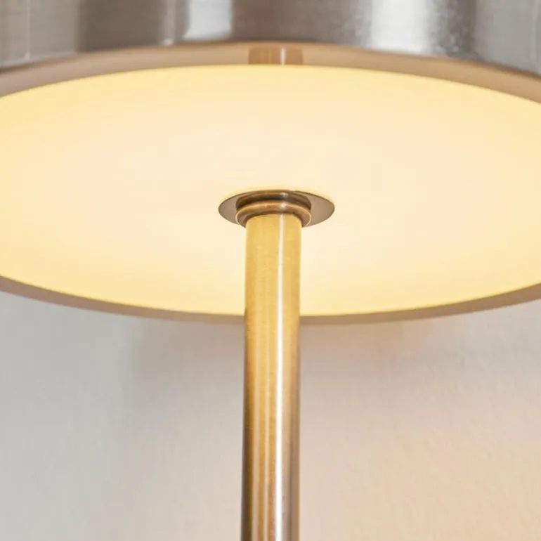 Lampe de table Huallilemu LED Nickel mat, 1 lumière