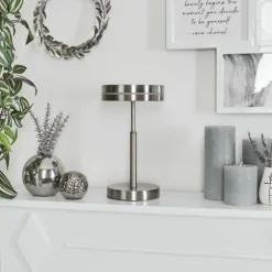 Lampe de table Huallilemu LED Nickel mat, 1 lumière