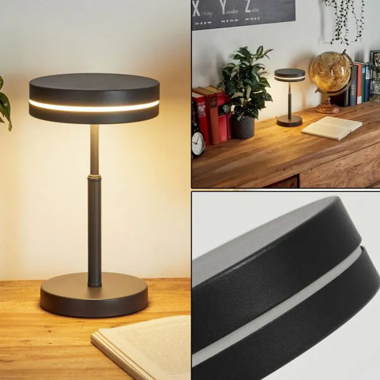 Lampe de table Huallilemu LED Noir, 1 lumière