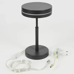 Lampe de table Huallilemu LED Noir, 1 lumière