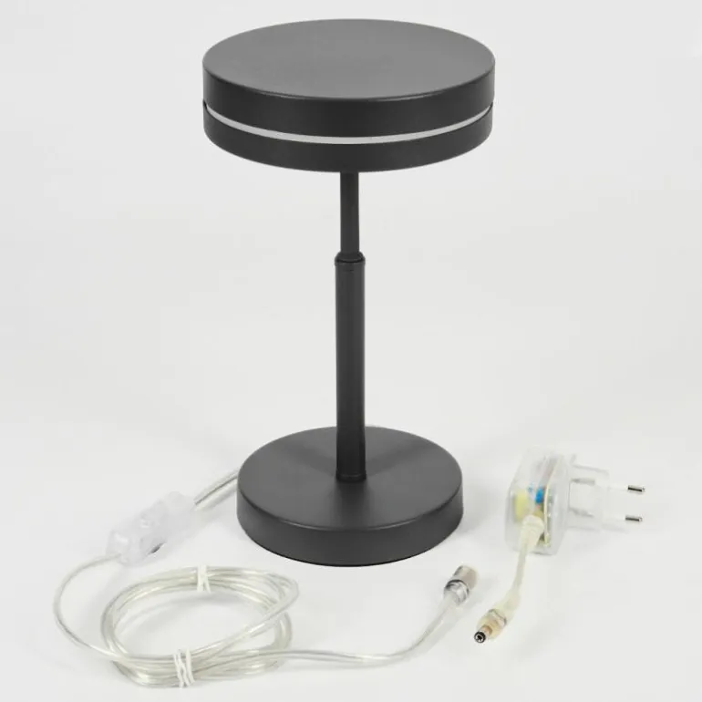 Lampe de table Huallilemu LED Noir, 1 lumière