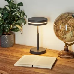 Lampe de table Huallilemu LED Noir, 1 lumière