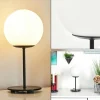 Lampe de table Karhia Noir, 1 lumière