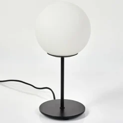 Lampe de table Karhia Noir, 1 lumière