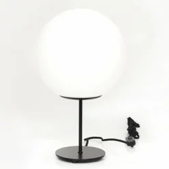 Lampe de table Karhia Noir, 1 lumière