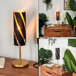 Lampe de table Maschwanden Or, 1 lumière