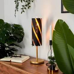 Lampe de table Maschwanden Or, 1 lumière