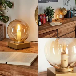 Lampe de table Rascoupet Or, 1 lumière
