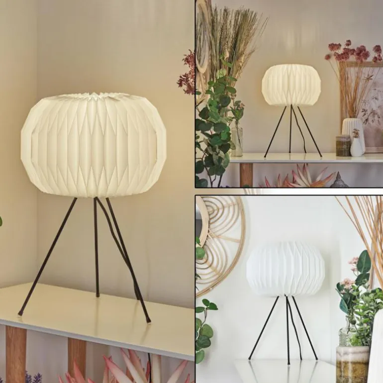 Lampe de table Regufe Noir, 1 lumière