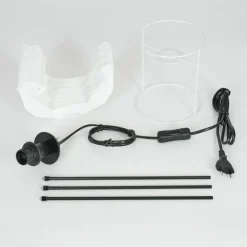 Lampe de table Regufe Noir, 1 lumière
