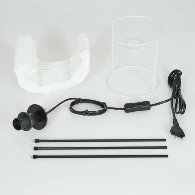 Lampe de table Regufe Noir, 1 lumière