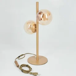 Lampe de table Remaisnil Laiton, 2 lumières