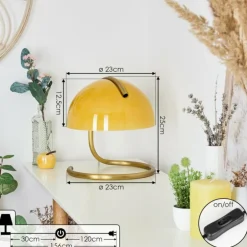 Lampe de table Seladinhas Chrome, 1 lumière