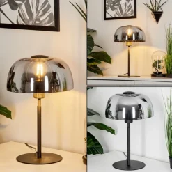 Lampe de table Werentzhouse Noir, 1 lumière