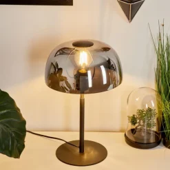 Lampe de table Werentzhouse Noir, 1 lumière