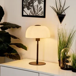 Lampe de table Werentzhouse Noir, 1 lumière