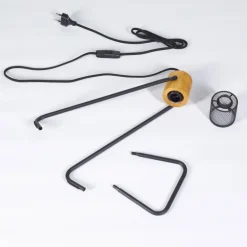 Lampe de table Agrons Noir, 1 lumière