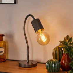 Lampe de table Ajaccio Nickel mat, 1 lumière