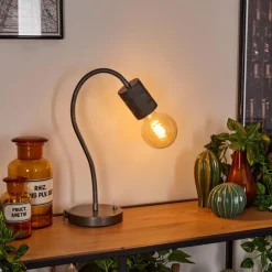Lampe de table Ajaccio Nickel mat, 1 lumière
