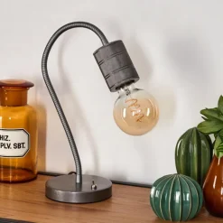 Lampe de table Ajaccio Nickel mat, 1 lumière