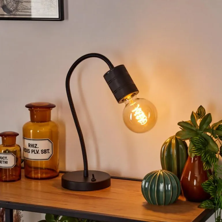 Lampe de table Ajaccio Noir, 1 lumière