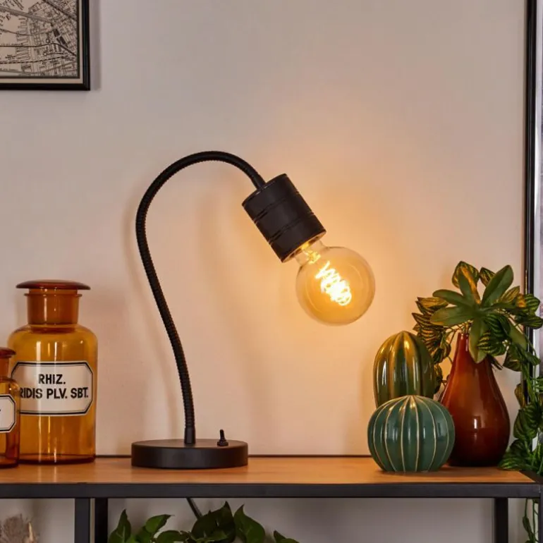 Lampe de table Ajaccio Noir, 1 lumière
