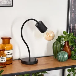 Lampe de table Ajaccio Noir, 1 lumière