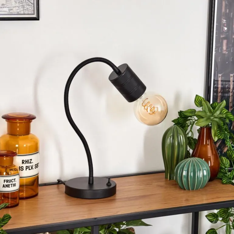 Lampe de table Ajaccio Noir, 1 lumière