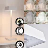 Lampe de table Algeraz LED Blanc, 1 lumière