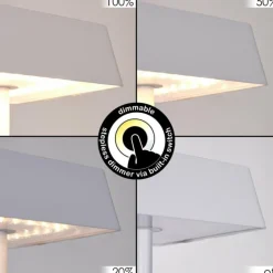 Lampe de table Algeraz LED Blanc, 1 lumière