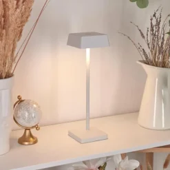 Lampe de table Algeraz LED Blanc, 1 lumière
