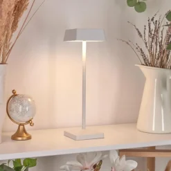 Lampe de table Algeraz LED Blanc, 1 lumière