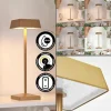 Lampe de table Algeraz LED Laiton, 1 lumière