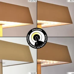 Lampe de table Algeraz LED Laiton, 1 lumière