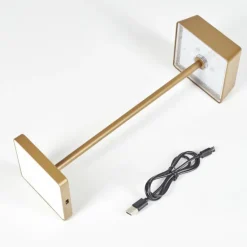 Lampe de table Algeraz LED Laiton, 1 lumière