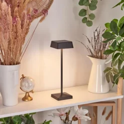 Lampe de table Algeraz LED Noir, 1 lumière